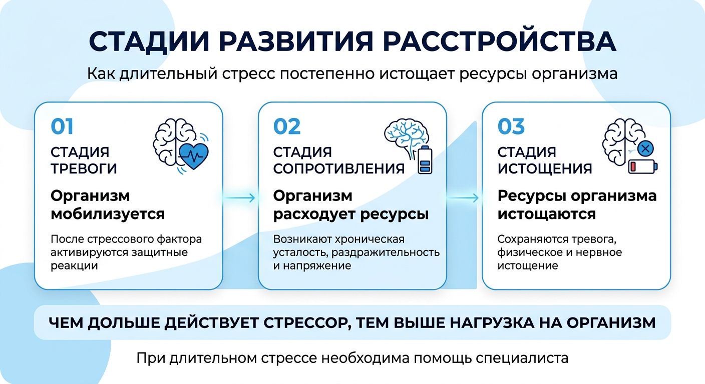 Лечение стресса в Ставрополе инфографика